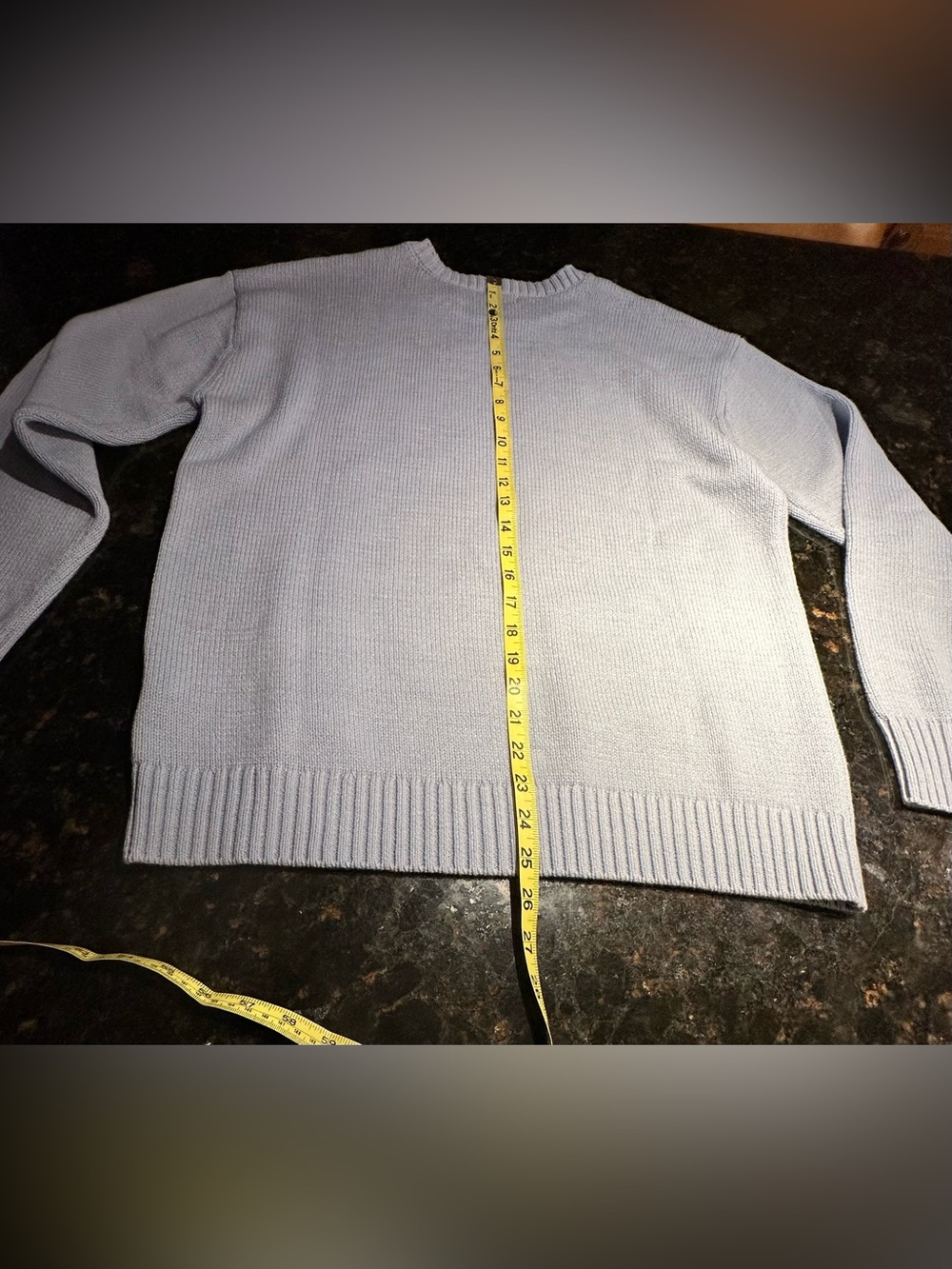 Mighty Fine Light Blue Crewneck Sweater with Red Lobster Graphic; NWT, Sz. L - Picture 8 of 9